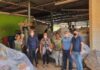 Ted e secretários municipais visitam Cooperativa de Reciclagem de Itaúna