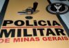 Jovens são presos com revólver em veículo na MG-050