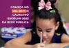 Aberto cadastramento escolar em toda Minas Gerais