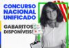 Gabarito das provas objetivas já está disponível no site do Concurso Nacional Unificado