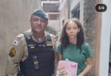Polícia Militar distribui kits escolares para famílias carentes em Juatuba e Florestal