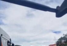 Obra de contenção de talude na BR-262 provoca transtornos e engarrafamentos