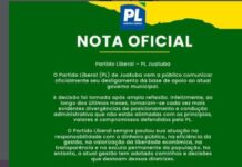 PL rompe com governo de Juatuba e anuncia saída da base: partido cita divergências com a gestão