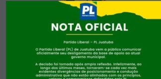 PL rompe com governo de Juatuba e anuncia saída da base: partido cita divergências com a gestão