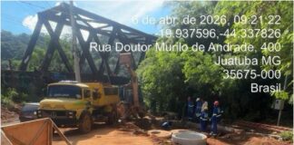 Defesa Civil interdita obra da Copasa em Juatuba por risco de esgoto sem tratamento atingir Rio Paraopeba