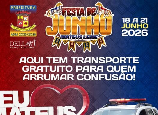 Festa de Junho de Mateus Leme terá esquema especial de segurança