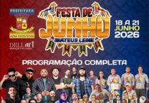 Prefeitura divulga programação oficial da Festa de Junho