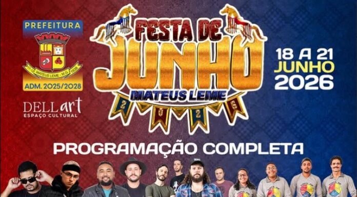 Prefeitura divulga programação oficial da Festa de Junho